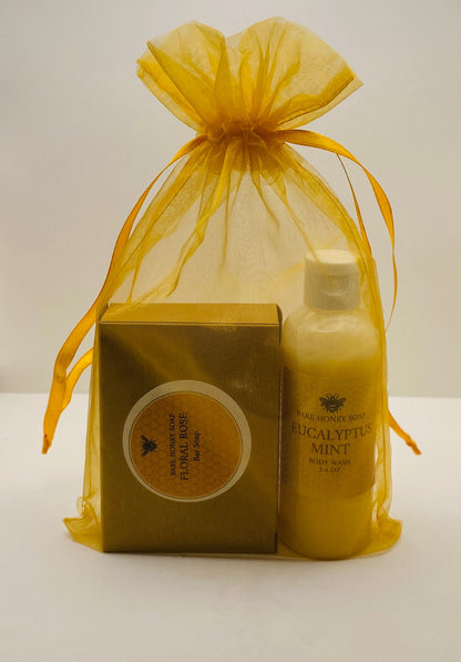 Bar Soap and Mini Body Wash Gift Set