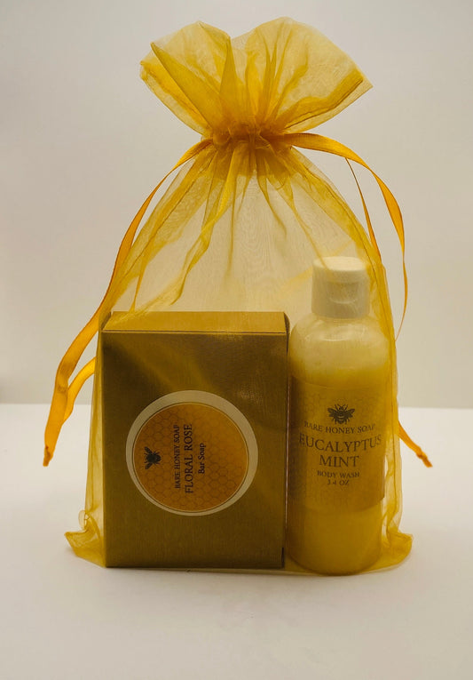 Bar Soap and Mini Body Wash Gift Set