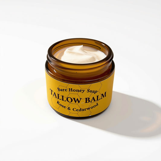 Rose and Cedarwood Tallow Balm